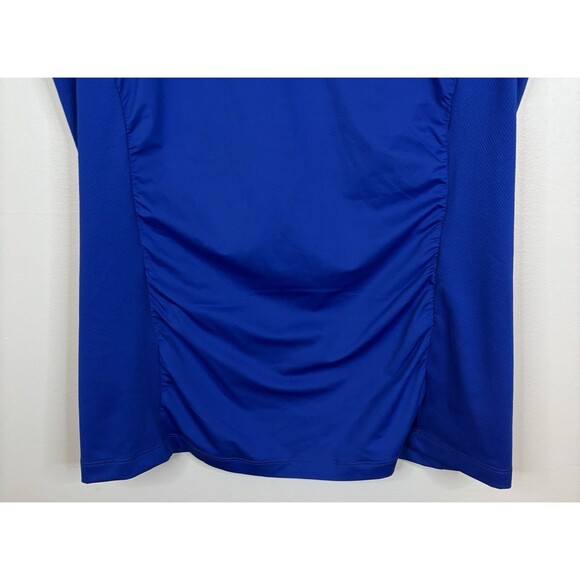 J. LINDEBERG Hanna Top Women Medium Surf Web Blue Sleeveless Tank Golf Active - Picture 7 of 10